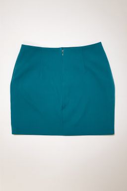 Falda básica verde petróleo - Size M