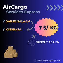 Shipping dar es salaam to kinshasa