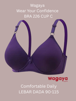 Bra Buraja Tanpa Kawat Bra 226 super soft/CUP BESAR C UK 36-44