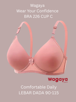 Bra Buraja Tanpa Kawat Bra 226 super soft/CUP BESAR C UK 36-44