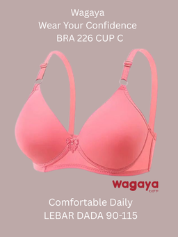 Bra Buraja Tanpa Kawat Bra 226 super soft/CUP BESAR C UK 36-44