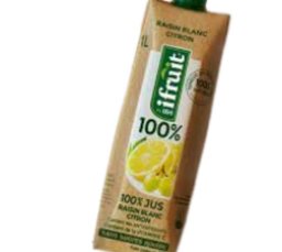 Jus 100% Raisin blanc Citron- Ifruit – 1L