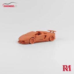 RHINO MODEL 1/64 LAMBORGHINI AVENTADOR ROADSTER LP700 LBWK