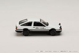 HOBBY JAPAN MODEL 1/64 TOYOTA SPRINTER TRUENO AE86 / INITIAL-D TAKUMI FUJIWARA VS KEISUKE TAKAHASHI (BLISTER PACK)