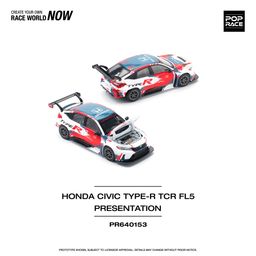 POP RACE MODEL 1/64 HONDA CIVIC TYPE-R (FL5) TCR PRESENTATION