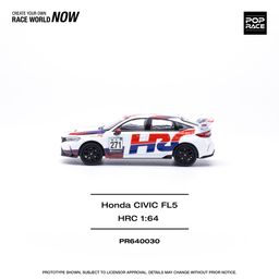 POP RACE MODEL 1/64 HONDA CIVIC TYPE-R (FL5) TCR - HRC