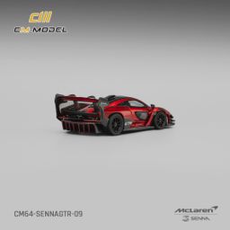 CM MODEL 1/64 MCLAREN SENNA GTR - METALLIC RED