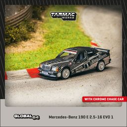 TARMAC WORKS MODEL 1/64 MERCEDES-BENZ 190 E 2.5-16 EVO 1 DTM 1989 KLAUS LUDWIG