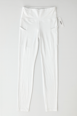 Legging deportivo Ododos blanco de cintura alta - Size M