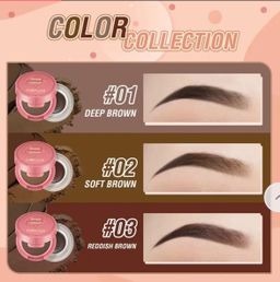 Eyebrow gel & powder kit بنك فلاش كت جل حاجب