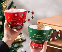 Christmas themed coffee mug
