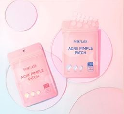 pink flash acne  pimple  day بنك فلاش لصقات حبوب نهارية