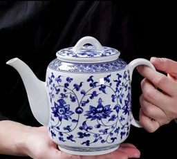 British style cups and teapot