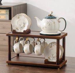 Medieval style teaset and pot