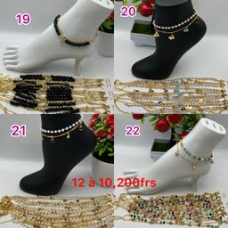 Lot de 12 chevillères