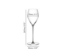 GELAS WHITE WINE RIEDEL VELOCE CHAMPAGNE WINE GLASS PACK OF 2 PCS