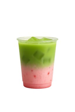 Strawberry Yoghurt Matcha Smoothie