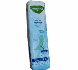 Serviettes hygiéniques Molped – Classic thick – Bouclier Hygiénique – Extra Long – format.long- 8pcs