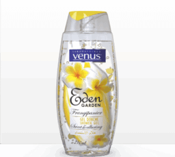 Gel douche Venus aux pétales de roses- Eden Garden – Frangipanier- 270ml