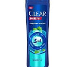Shampooing et gel douche Clear Homme 3en1- Menthol rafraichissante – 180ml