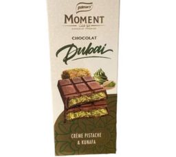 Chocolat Dubai Moment- creme pistache & kunafa -150g