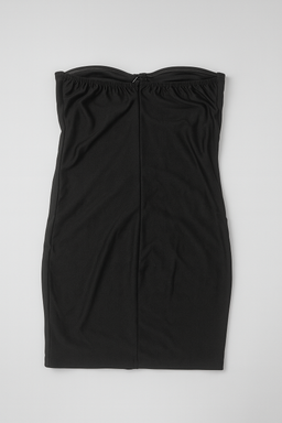 Vestido Negro Strapless Estructurado - Size S