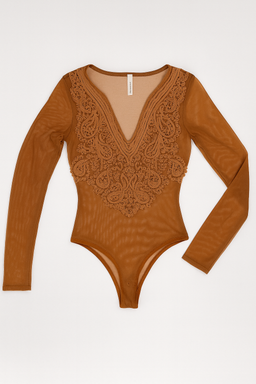 Body Nude con Encaje - Size S