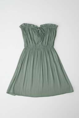 Vestido Verde Strapless - Size S