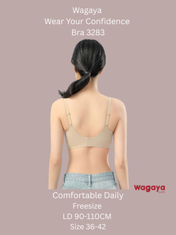 Bra Buraja Tanpa Kawat Bra 3283 super soft Cup C UK 36-42