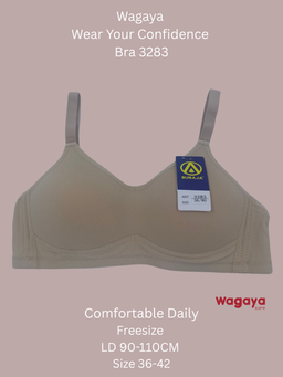 Bra Buraja Tanpa Kawat Bra 3283 super soft Cup C UK 36-42