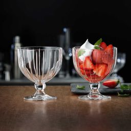 GELAS SPIEGELAU MILANO FOOTED BOWL SET/4