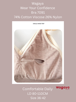 Wagaya Bra 7091 Menyusui Nursing  Tanpa kawat seamless nyaman ibu hamil 