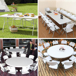 HALF FOLDING STRONG TABLE (MEJA) 