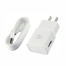Samsung Micro to USB Fast Charger (20w USB Block & 3ft Cable)