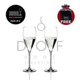 GELAS WHITE WINE RIEDEL VINUM XL VINTAGE CHAMPAGNE PACK OF 2 PCS