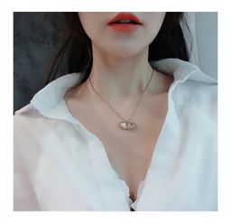 Pearl Shell Diamond Necklace