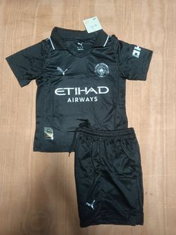 Man City Kids Away Black 25/26