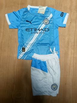 Man City Kids Home Blue 25/26