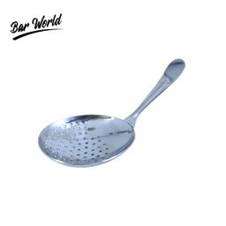 BAR WORLD STAINLESS STEEL DELUXE JULEP COCKTAIL STRAINER