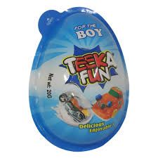 Teeka Fun Big For The Boy Chocolate And Gift Egg 20G