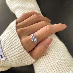 Moon Heart Ring