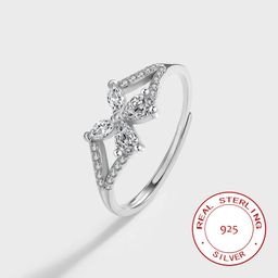 Butterfly Zircon Ring