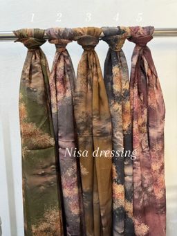 Voile modal imprimé 