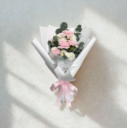 Fresh Carnations Eustoma Bouquet