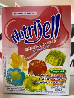 Nutrijell Rasa Leci 1box isi 12Pcs