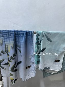 Voile imprimé crêpe 