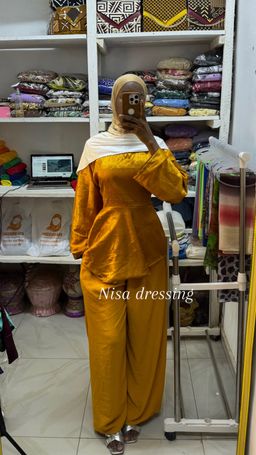 Ensemble pantalon ~ moutarde 