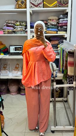 Ensemble pantalon ~ saumon