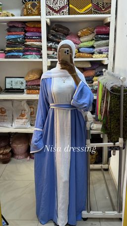 Ensemble kimono ~ bleu blanc