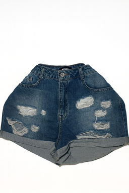 Short de mezclilla desgastado con dobladillo - Size 6